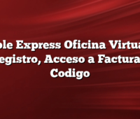 Cable Express Oficina Virtual Y  Registro, Acceso a Facturas, Codigo