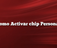 Como Activar chip Personal