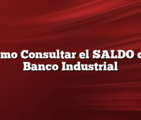 Como Consultar el SALDO del Banco Industrial