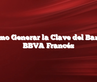 Cómo Generar la Clave del Banco BBVA Francés