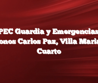 EPEC Guardia y Emergencias –  Telefonos Carlos Paz, Villa Maria, Rio Cuarto