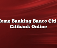 Home Banking Banco Citi  –  Citibank Online