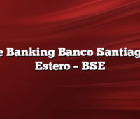Home Banking Banco Santiago del Estero –  BSE