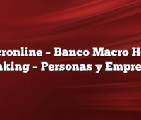 Macronline –  Banco Macro Home Banking –  Personas y Empresas