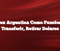 Prex Argentina Como Funciona Transferir, Retirar Dolares