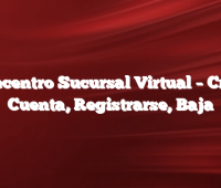Telecentro Sucursal Virtual –  Crear Cuenta, Registrarse, Baja