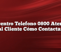 Telecentro Telefono 0800 Atencion al Cliente Cómo Contactar