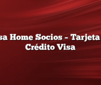 Visa Home Socios  –  Tarjeta de Crédito Visa
